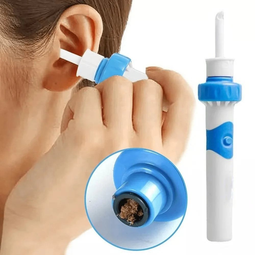 Portable Electric Ear Cleaner Earwax Removal Tool with Soft Tip Safe Suction Device Automatic Earwax Removal Kit Ear Care Tool