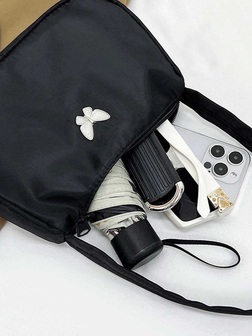Women's  Shoulder Bag with Unique Butterfly Design, Comfortable Commuter Handbag for Daily Use, Perfect Choice for Everyday Wear