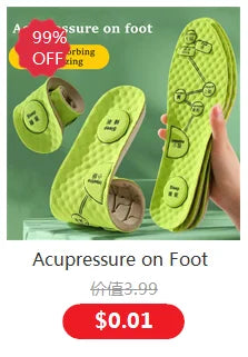 Neue 4D-Massageeinlagen, superweiche Sportschuh-Einlegesohle für Füße, Laufschuhsohle, Fußgewölbestütze, orthopädische Einlagen, Unisex