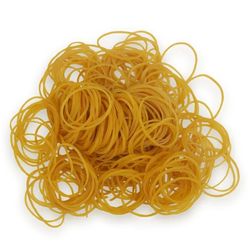 40mm High Elastic Yellow Rubber Band Yellow O Rings Set Fastener StrongRubber Elastic Bands Office School Household Supplies