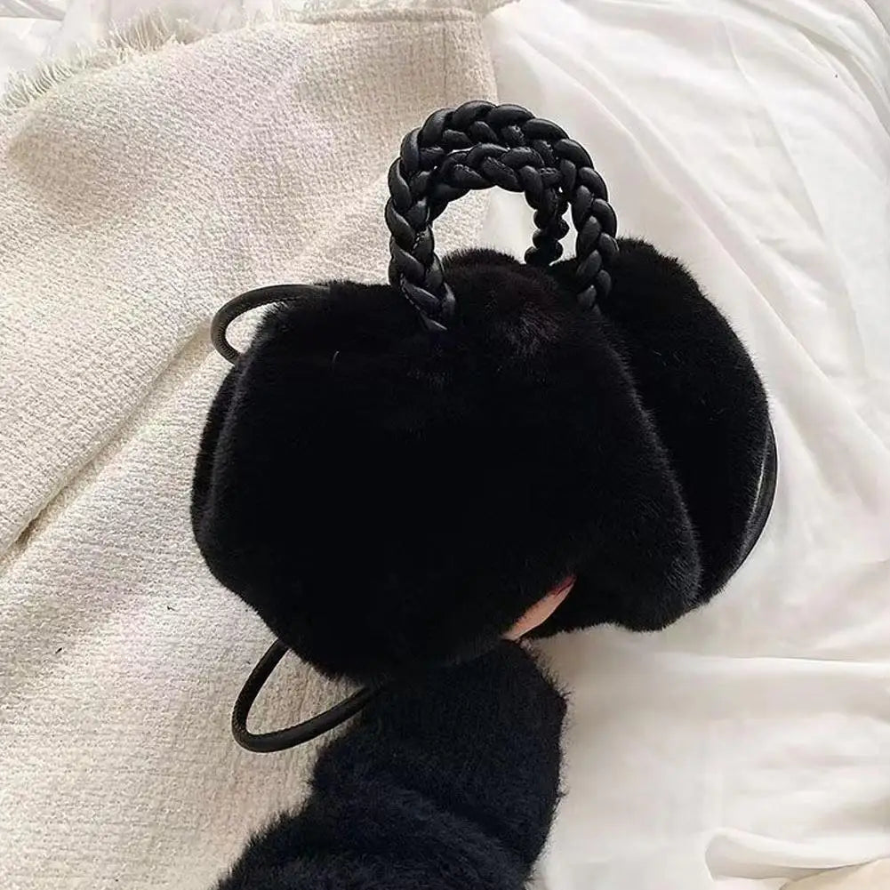 Cute Pumpkin Bag Autumn And Winter New Fashion Cloud Crossbody Bag Niche Design Sweet Girls Handbag Travel Shoulder Bag