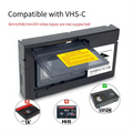 A66I VHS-C Cassette Converter for JVC for RCA for Panasonic VHS to VHSC SVHS-C Cassette Adapter Not for 8mm/MiniDV/Hi8