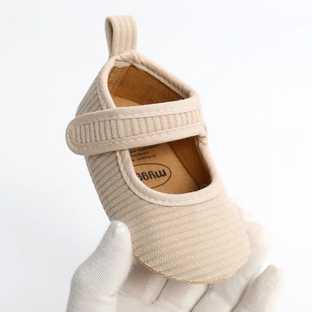 Spring Autumn Baby Shoes Solid Color Baby Girls Prewalker Anti-slip Shoes First walkers Casual Baby Girls Soft Shoes