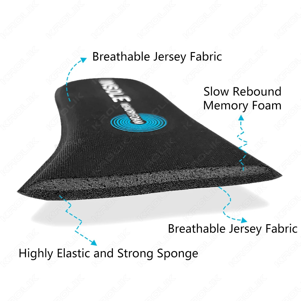 2 PCS Memory Foam Sports Insoles for Shoes Men Women Sports Antibacterial Deodorization Insoles Sweat Absorption Running Cushion