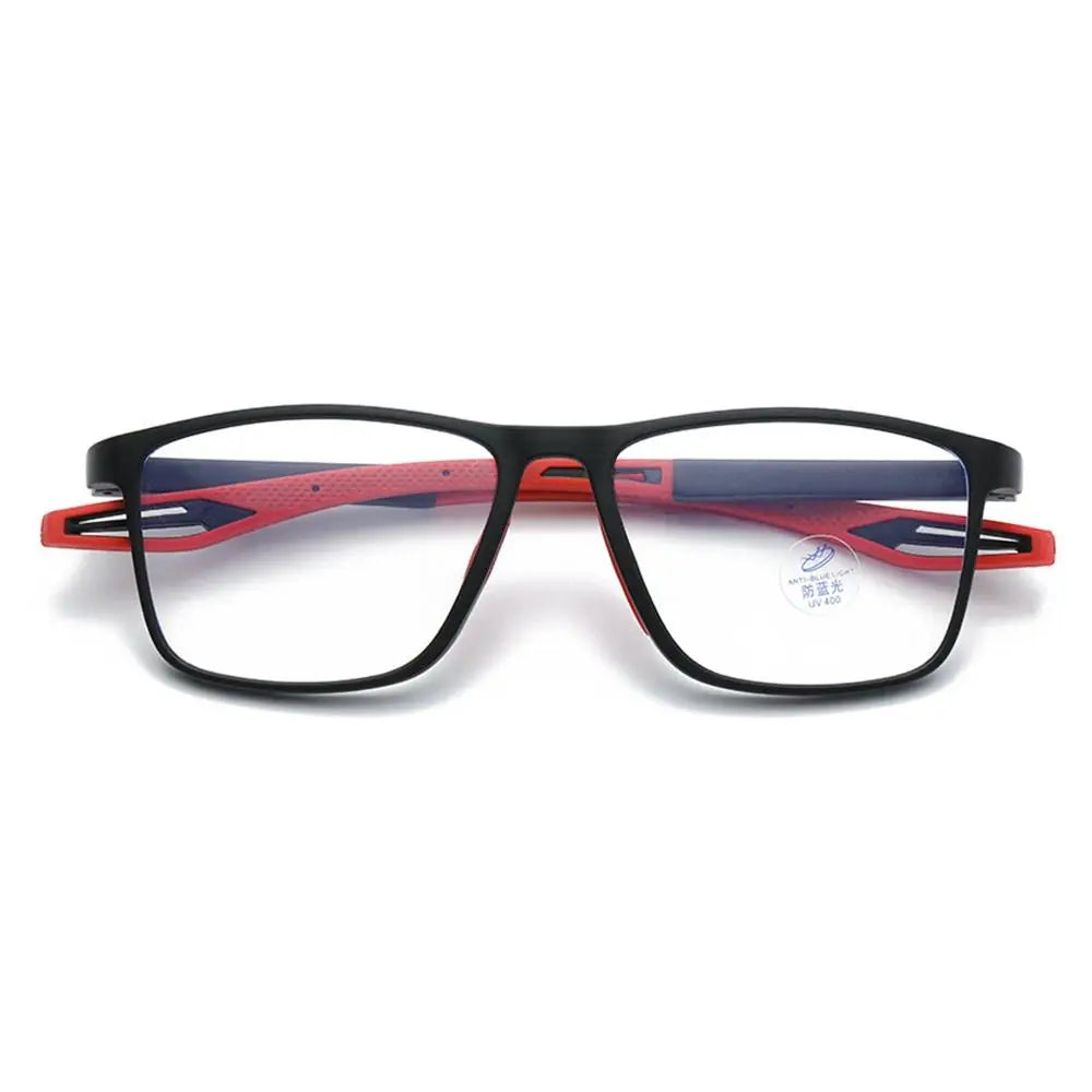 Blue Ray Blocking Anti-Blue Light Myopia Glasses Ultralight Sports Square Glasses TR Eye Protection Prescription Eyeglasses