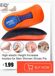 EiD 3/4 Leder orthopädische Schuheinlagen für Plattfüße Fußgewölbestütze orthopädische Schuheinlegesohle Einlegesohlen für Herren und Damen Fußpflege