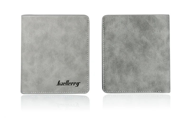 New Men Wallet Leather Business Foldable Wallet Luxury Slim  Hipster Cowhide Credit Card/ID Holders Inserts Coin Purses