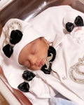 Newborn Baby Boy Outfits Kids Clothing Real Cotton Infant0 Products Shirt Pants Mittens Receiving Blanket