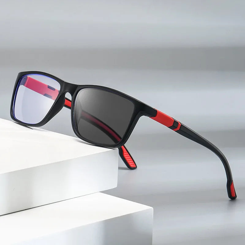 Fashion Photochromic Reading Glasses for Men Presbyopia Hyperopia Sports Glasses Anti Blue Light Glasses +100 +150 +200 +250