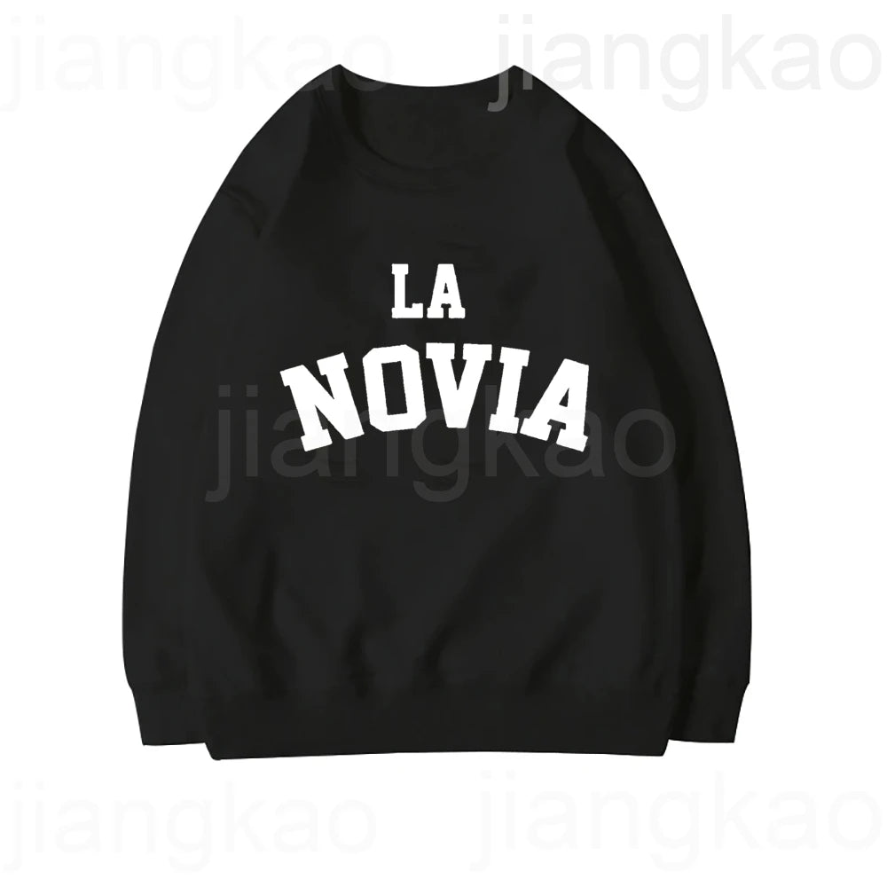 Equipo De La Novia Spanish Print Sweatshirt Bachelorette Party Hoodie Outfit Team BrideTop Wedding Bride Shower Party Pullover