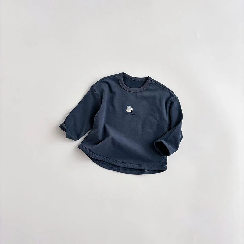 MILANCEL Neue Frühling Kinder Dünne Stil T-shirt 1-5T Kinder Cartoon Tier Unterhemden Mädchen Oberteile