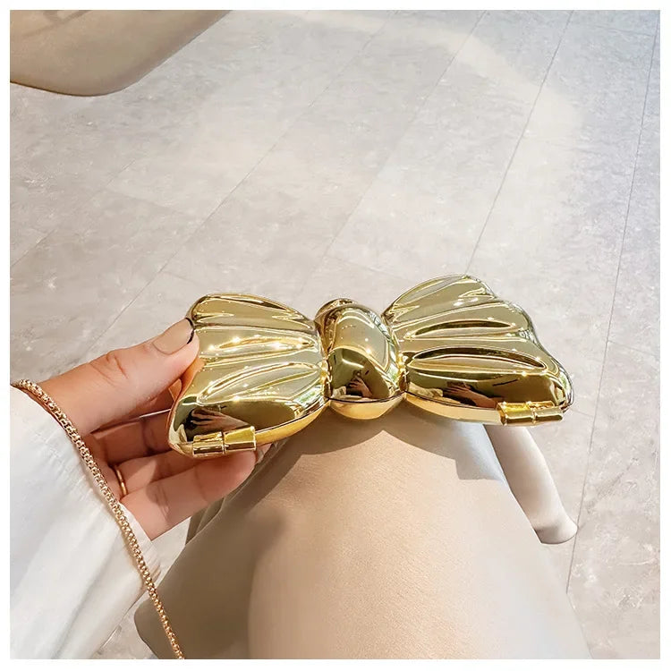 Purses and Handbag Luxury Designer Shoulder Bags Funny Shape Party Wedding Round Acrylic Shiny Clutch Purse Golden Evening Bag