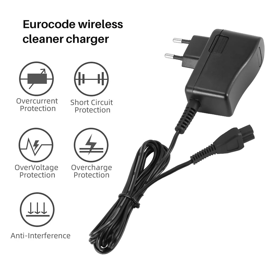 A65T Intelligent Charger Power Supply for Karcher FC3 FC3D Wireless Cleaner Charger, EU Plug