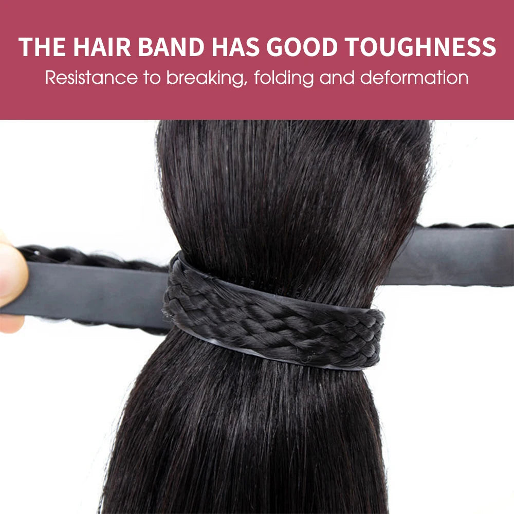Women Girls Fake Hair Headband Fringe Wig Bangs Hairband Hair Extension Clips In Hair Extension Hair Accessories Hairpiece Clips