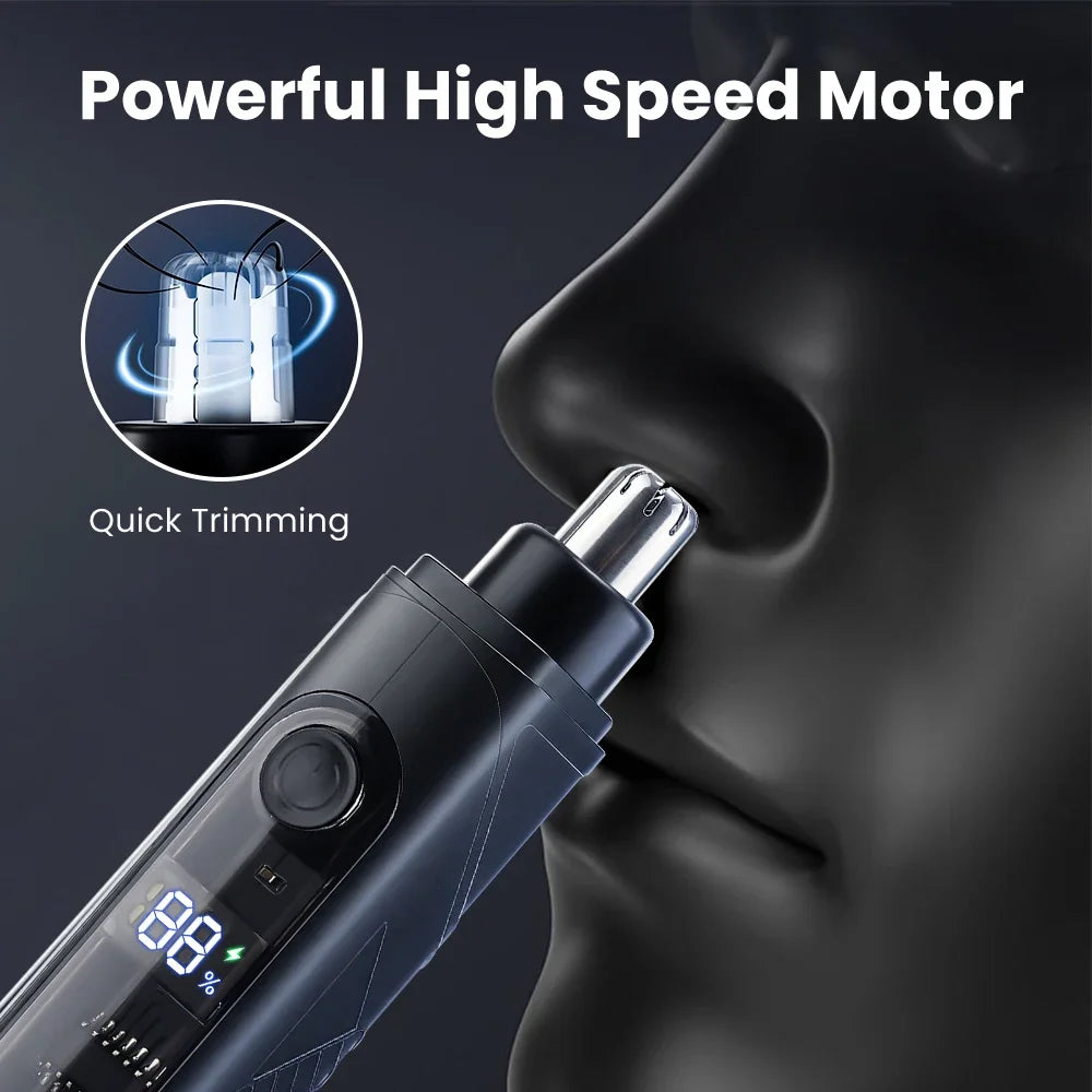Electric Nose Hair Trimmer Implement Shaver Clipper For Men Women Neck Eyebrow Trimmer Shaver Man Clean Trimer Razor Remover Kit