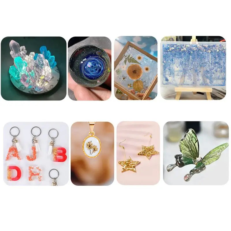 500/1000g UV Resin Glue Ultraviolet Curing Transparent Epoxy Resin UV Glue DIY Resin Jewelry Making Supplies UV Glue Adhesive