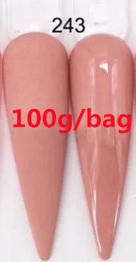 100g Polvo Acrílico Profesional Rosa Nude Cristal 3 en 1 Extensión/Inmersión/Esculpido Polvo Rosa Cristal de Secado Rápido