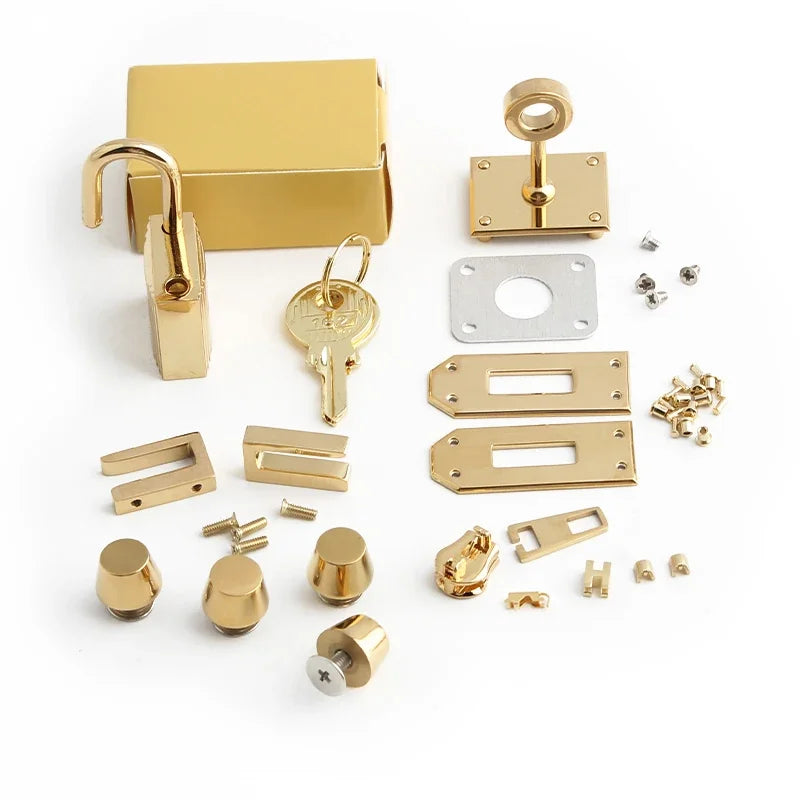 High Qualaity Stainless Steel Metal Clasp Wholesale Bag Twist Turn Lock Set of Lock For Woman Handbag Purse Hardware Accessories
