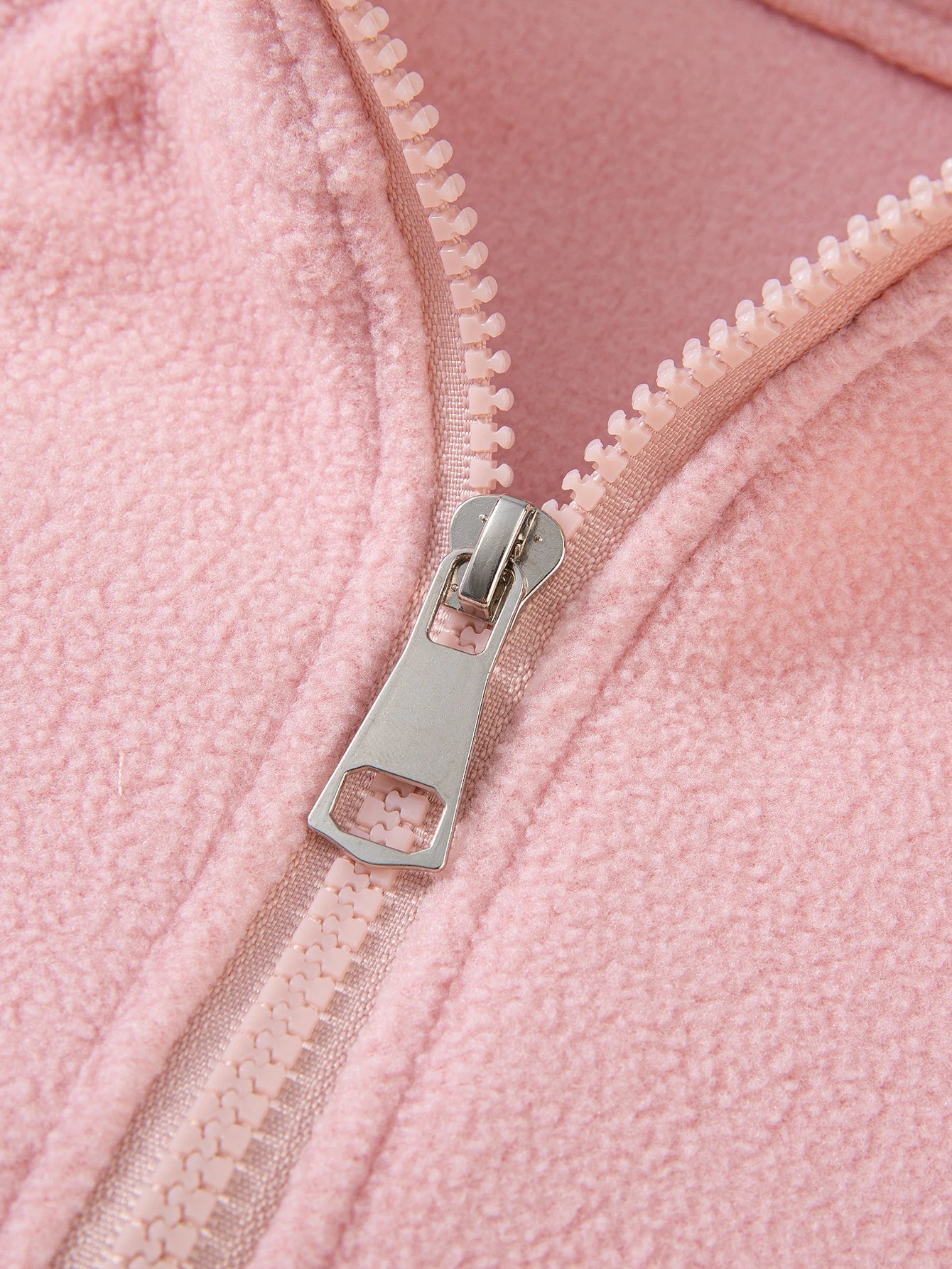 Girls Boys Autumn Winter New Hoodie Warm Leisure Tops Zipper Pullover Solid Color Long Sleeve Stand Collar Design  