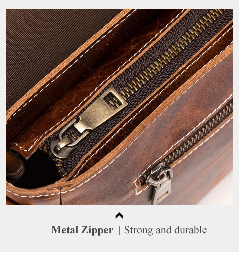 SCHLATUM 100% Genuine Leather Men's Shoulder Bags Messenger Bag for Men Crossbody Bags new Small Man Designer Handbag Bolso Male
