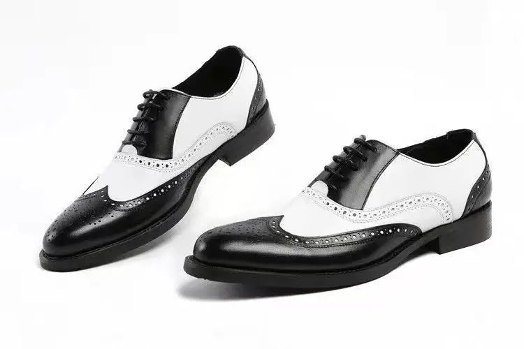 Oxfords Men's Leather Shoes Formal Shoes for Men Brogues Oxfords Male Wedding Party Office Business Shoe Man Zapatos De Hombre