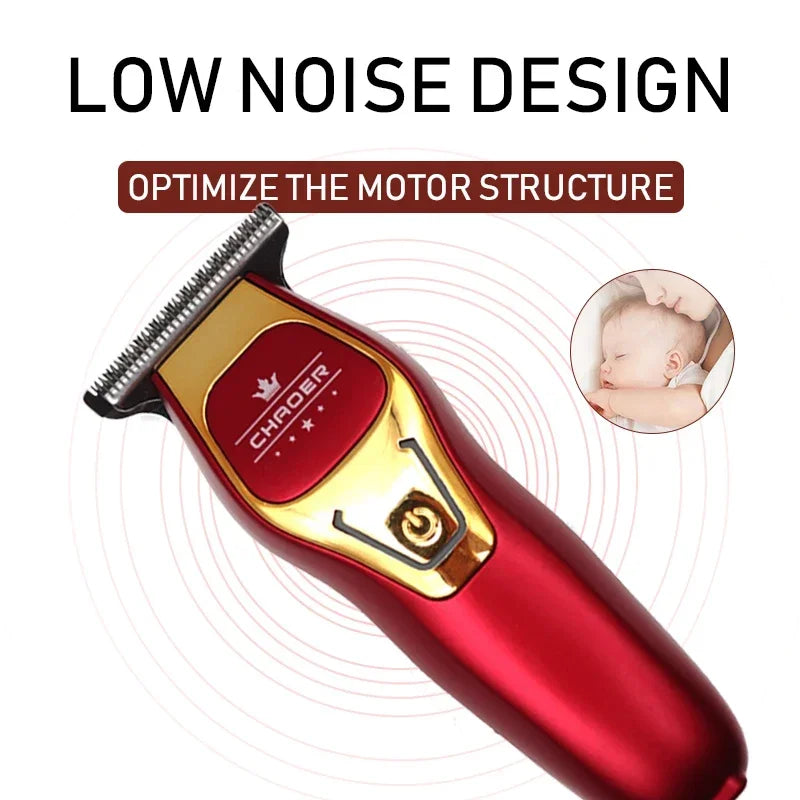 CHAOER A97 Men's Hair Clipper USB Rechargeable Cordless Mini Trimmer for 0mm Shaved Head Professional Hair Cutting Machine
