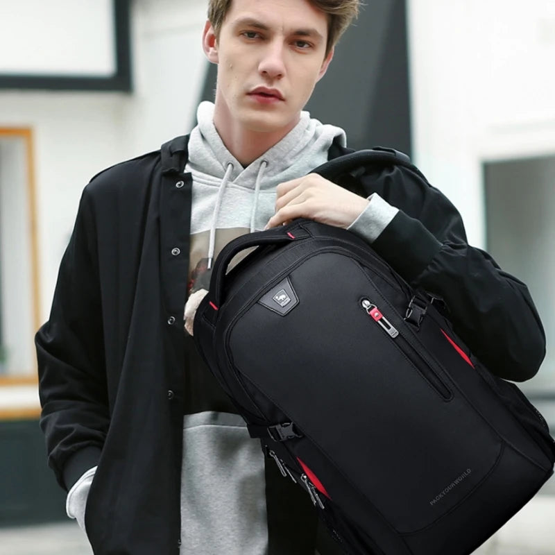 OIWAS Men's backpack For 15.6 Laptop Inch School Bags  Waterproof Nylon 29L Casual Shoulder Bagpack Travel Teenage Mochila