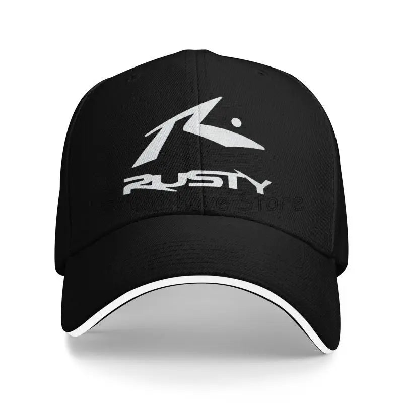 Rusty Surfboards Baseball Cap Unisex Daily Casual Sandwich Hat Summer Sports Sun Protector Bucket Hats Snapback Cap Dad Hat