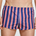 M-2XL Mens Cotton Underwear Boxer Shorts Casual Plaid Elastic Waistband Button Mens Boxer Underwear Comfortable Shorts for Home