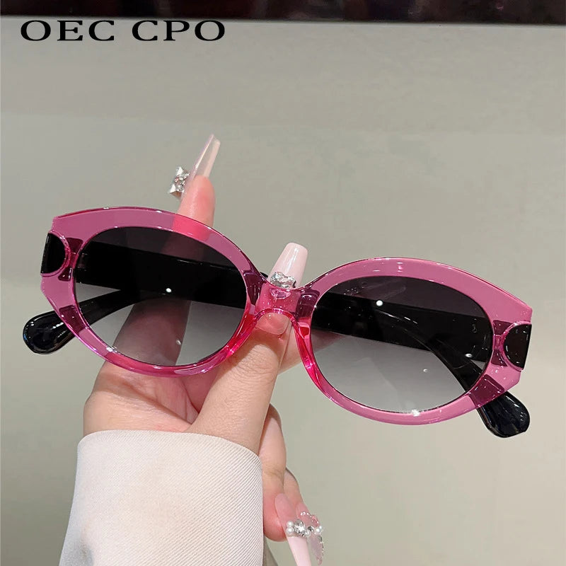 Retro Cat Eye Women Sunglasses Fashion Candy Color Shades UV400 Luxury Gradient Sun Glasses Female Outdoor Eyewear Oculos De Sol