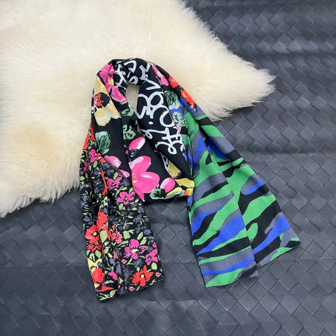 Foreign trade original single Spanish new trend colorful leisure gift shawl scarf scarf