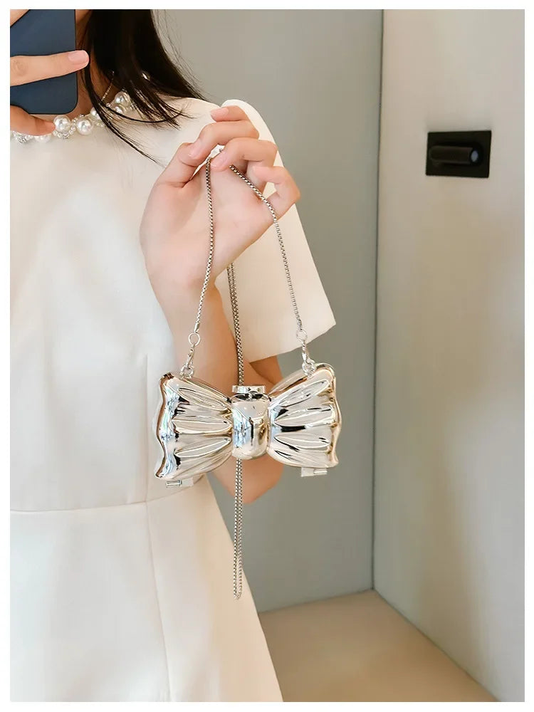 Purses and Handbag Luxury Designer Shoulder Bags Funny Shape Party Wedding Round Acrylic Shiny Clutch Purse Golden Evening Bag