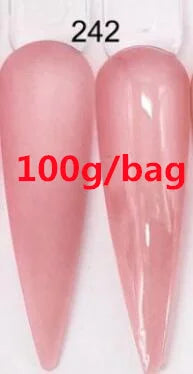 100g Professional Nude Pink Crystal Acrylic Powder 3in1 Extension/Dipping/Carving Crystal Pink Powder Fast-Dry Acrylic Powder