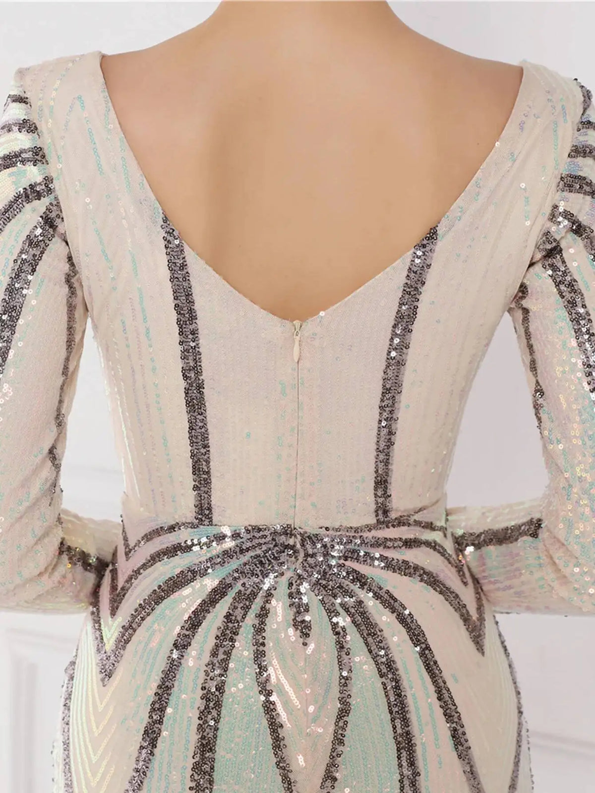 Sexy long sleeve birthday evening dresses for women 2026 elegant luxury wedding party dress vintage maxi sequin dress vestidos
