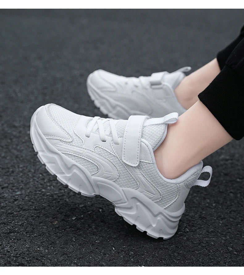 Children Tennis Sneakers Girls Lightweight Breathable with Soft Soled Sports Outdoor Shoes Boys Casual Running Footwear
