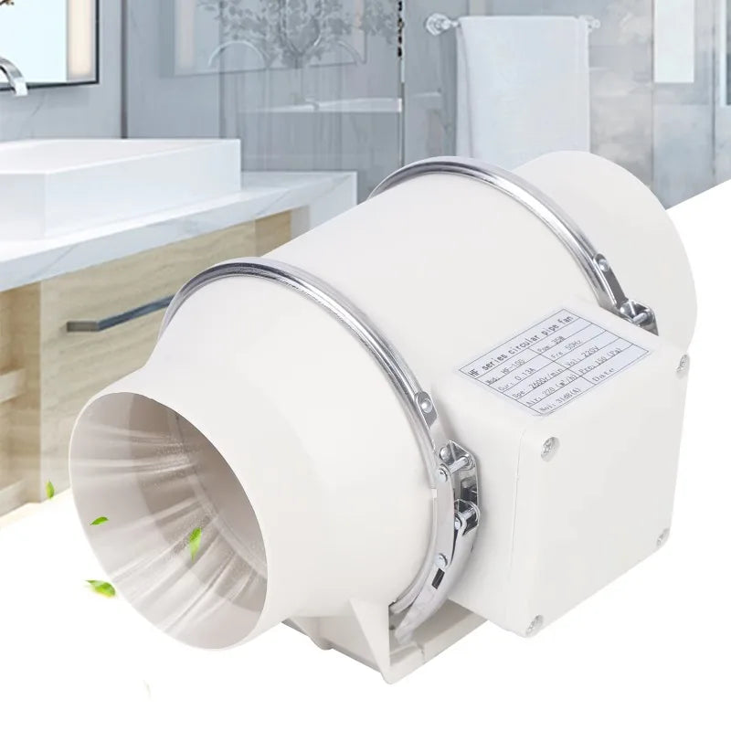 Duct Round 3 Inch 4 Inch 5 Inch 6 Inch Exhaust Ventilation Fan Kitchen Household Extractor Fan Bathroom Exhaust Fan