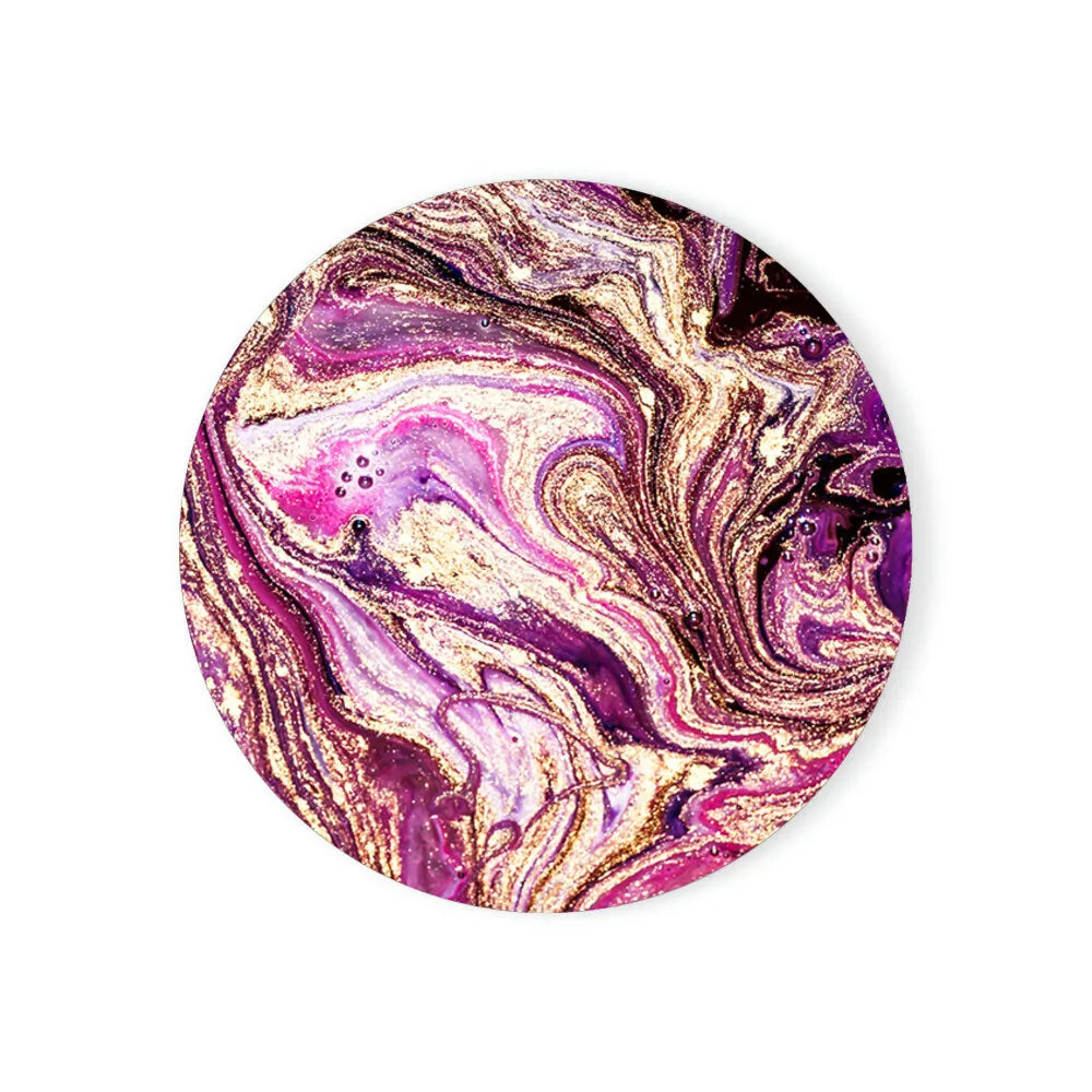 Marble Pattern Coasters Round Drinks Absorbent Coaster Coffee Table Decor Ideal for Home Decor House Warming Gifts
