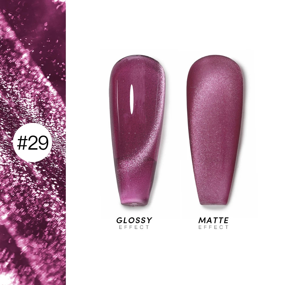 AS 15ml Cat Magnetic Gel Nail Polish Cat Eye Glitter Effect Semi Permanent 36 Colors  Soak Off UV Gel Varnish Manicure Nail Art