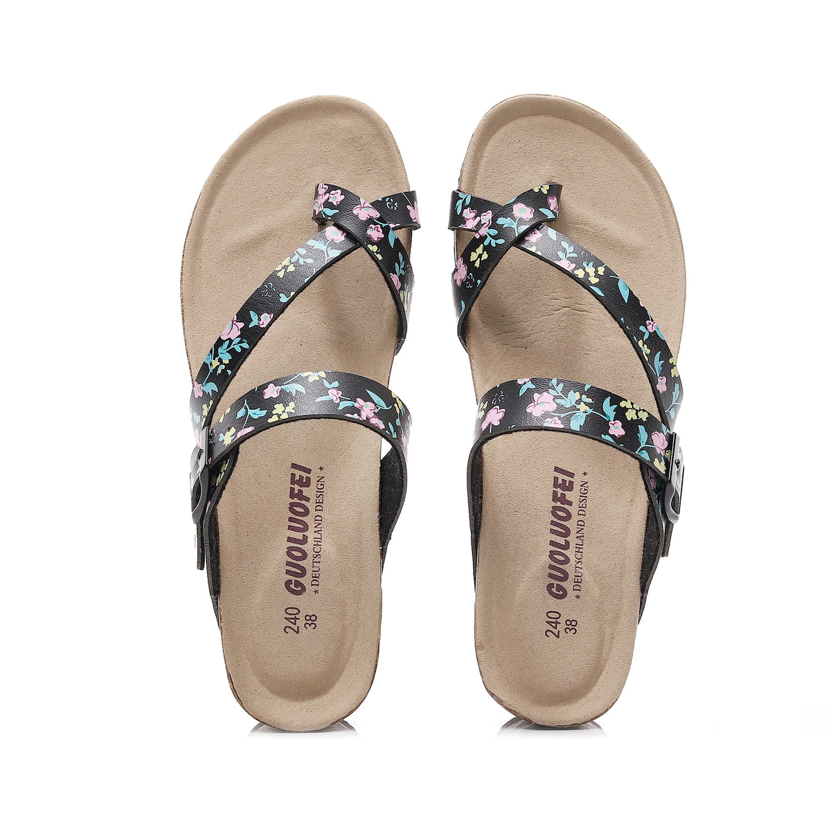 Casual Soft Cork Wedge High Heels Slippers Women Summer Beach Slide Sandals Flip Flop Cross Girl Couple House Outside Shoes