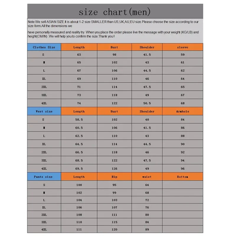 3 Pieces Set Hoodies+Vest+Pants Casual Men's Track Suit Clothing Coats Winter Thick Warm Tracksuit for Men Printed Mens Set Vest