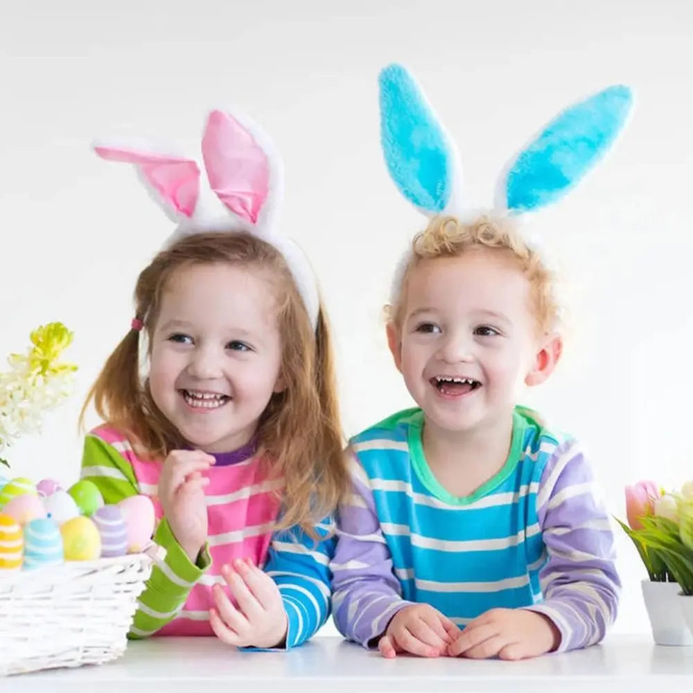 Osterhasenohren Stirnbänder Erwachsene Kinder Süße Bunte Hasenohren Oster Stirnreif Kostüm Requisiten Kopfbedeckung Haarschmuck