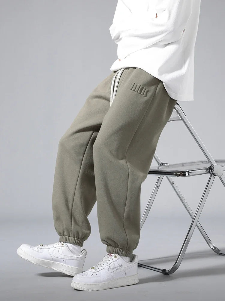 2025 Men's Jogger Cotton Sweatpants Big Size 8XL 7XL 6XL Sports Baggy Pants Sting Banding  Hip Hop Loose Harem Trousers