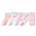 5 Paar/Los Kinder Baumwollsocken Mädchen Junge Baby Teenager Kinder Niedliche Cartoon Mode Weiches Netz für Sommer 1-12 Jahre Neue Schülersocken
