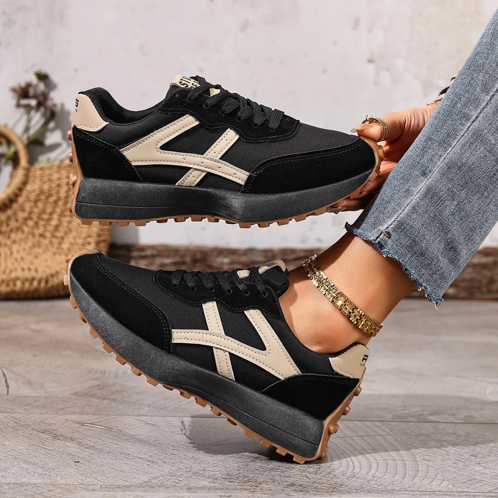 2025 New Women Sneakers Leisure Running Leather Shoes Fashion Designer Sneakers Women Luxury Platform Sports Shoes for Women