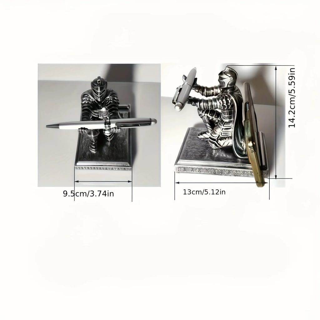 Knight Sword Resin Phone Pen Holder - The Perfect Choice For Handmade Office Desk Accessories, Home Decor, And Gifts