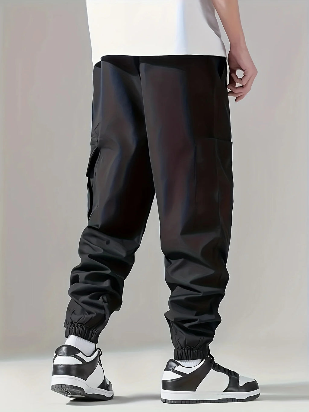 Men's Cargo Pants, Thin Trousers, Comfortable and Breathable, Outdoor Casual, Wearable, Running, Cycling, Multi-pocket 004