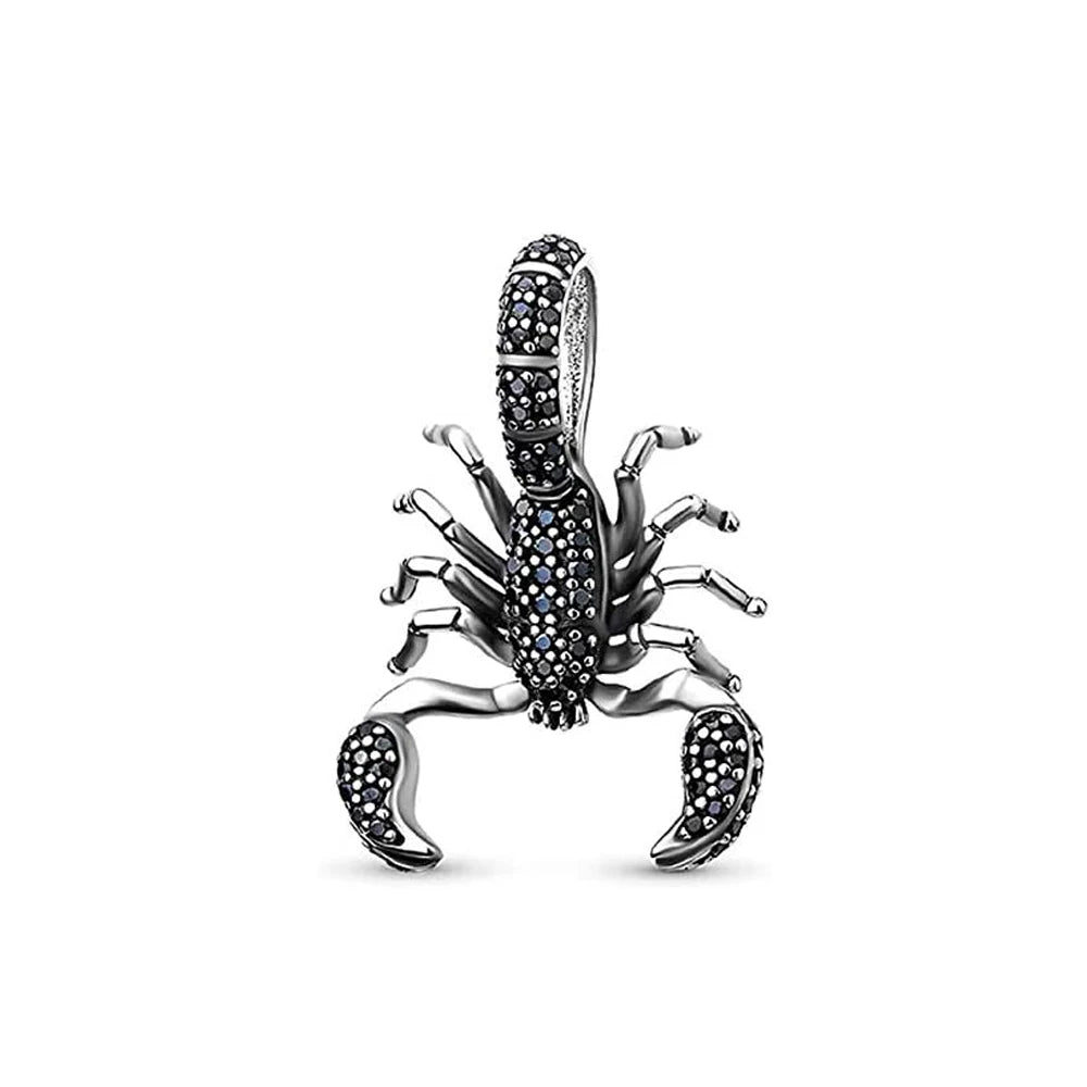 New Fashion 925 Sterling Silver Black Charms Spider Hat Car kitty Bee DIY Fine Beads Fit Original Pendant Women Bracelet