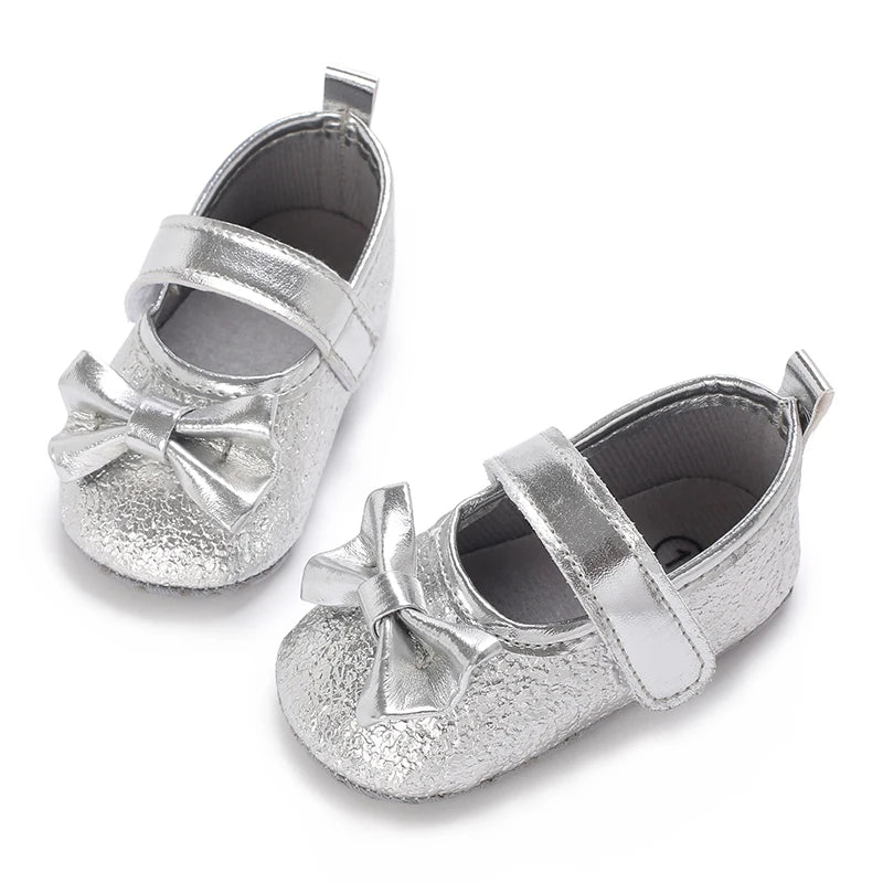 Spring and Autumn Baby Princess Shoes Cute Bow Baby Shoes Soft Bottom Anti slip Baby Sneakers