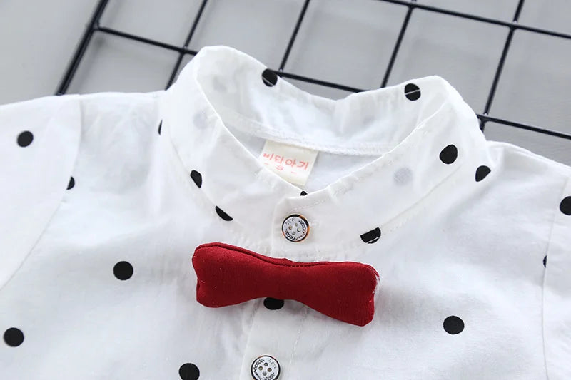 New Summer Baby Boys Clothes Suit Children Short Sleeve Shirt Overalls 2Pcs/sets Toddler Clothing Infant Costume Kids Tracksuits