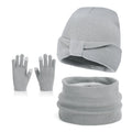 Anti-Cold Warm Children Hat Gloves Scarf Set Thermal Headband Cycling Ski Outdoor Ear Protection Knit Woolen Cap Winter Beanies
